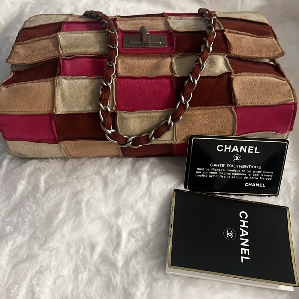 CHANEL VINTAGE REISSUE 225 PATCHWORK FLAP BAG - Picture 10 of 10